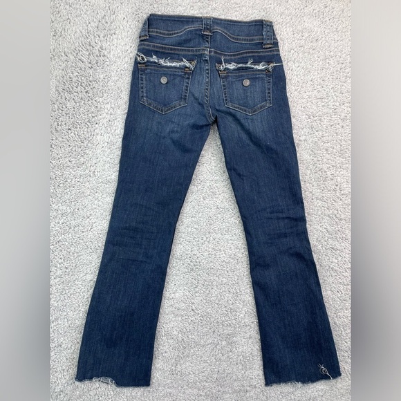 Hudson Jeans Womens 27 Signature Mid Rise Boot Cut Style #NWM170ZBA Raw Hem - Picture 4 of 4